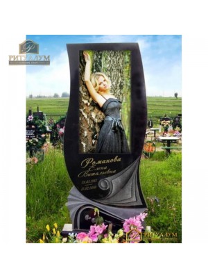 Памятник с фотокерамикой №1 — ritualum.ru